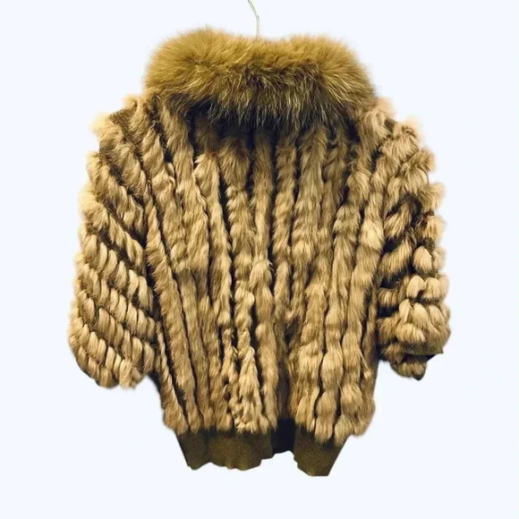 Dana Stein fur button down sweater size M - Picture 4 of 10